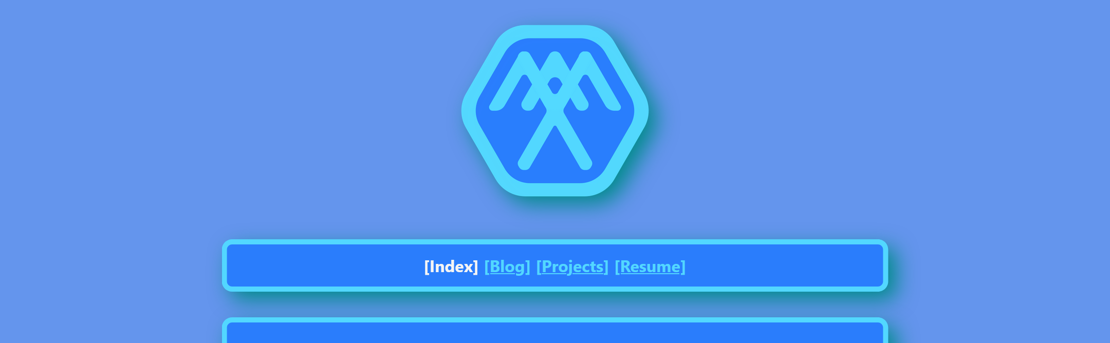 Screenshot of this website